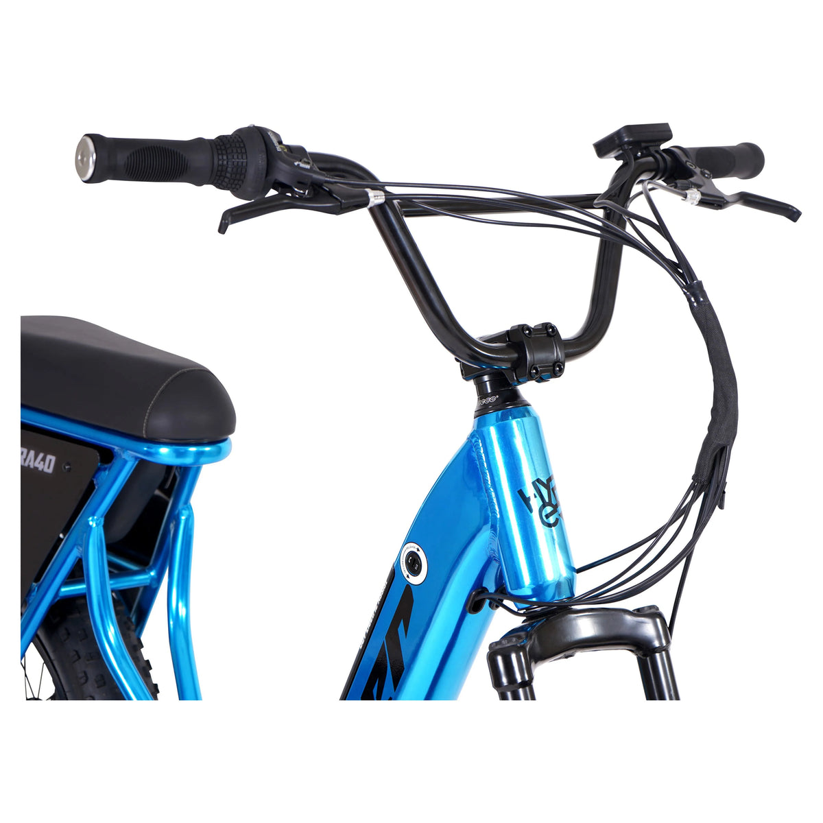 Hyper Bicycles Ultra 40 20" 36V Electric Bike for Adults, 250W E-Bike Motor, Matte Black