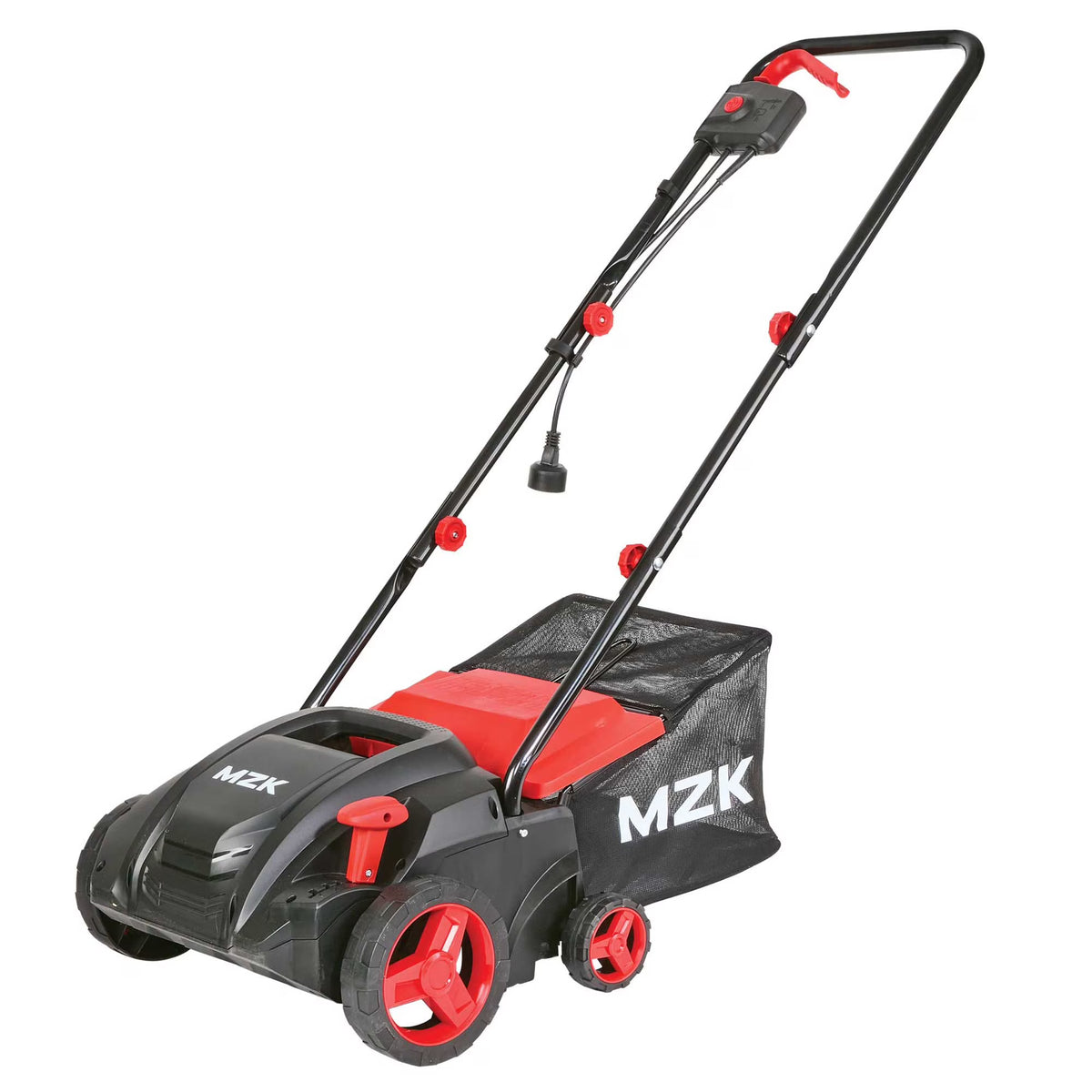 Mzk Electric Dethatcher &amp; Scarifier, Powerful Lawn Rake for Healthy Grass Growth