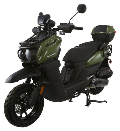 HHH Tank 200 EFI Scooter Mototcycle Fully Automatic with Matching rear trunk