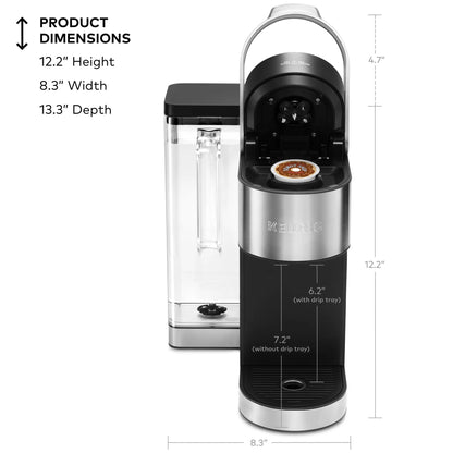 Keurig K-Supreme Plus Steel Single-Serve K-Cup Pod Coffee Maker