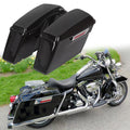 Kojem Hard Saddle Bags for 1993 - 2013 Harley Road King Glide Vivid Black Lockable Saddlebags
