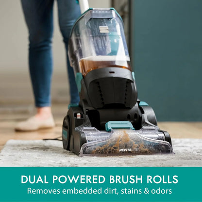Kenmore KW4010 Pet Portable Carpet Cleaner Machine with High Cleaning Power, 3.2L Clean Tank & 1.4L Dirty Tank, 25ft Cord Length and Two Easy Removable Brushroll for Rug & Upholstery