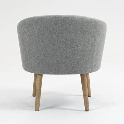 Mainstays Curved Textured Accent Chair, Beige