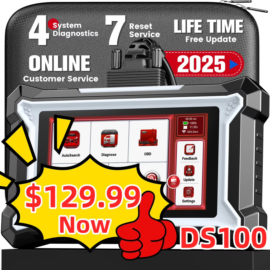 ANCEL Car Diagnostic Scan Tool, Engine ABS SRS Transmission Diagnostic Scanner, OBD2 Scanner Code Reader with 7 Resets, ABS Bleeding, BMS SAS Oil Reset, Lifetime Free Update, Online Customer Service