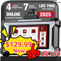 ANCEL Car Diagnostic Scan Tool, Engine ABS SRS Transmission Diagnostic Scanner, OBD2 Scanner Code Reader with 7 Resets, ABS Bleeding, BMS SAS Oil Reset, Lifetime Free Update, Online Customer Service