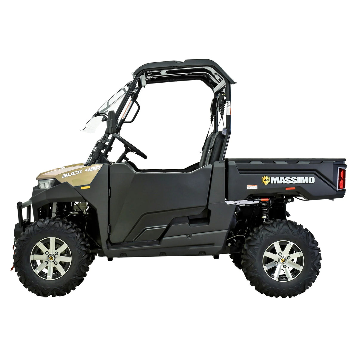 Massimo Buck 450 Side by Side UTV, EFI, 4 Stroke, 325cc, 25.5 HP, 4X4, 3000lb Winch - Red