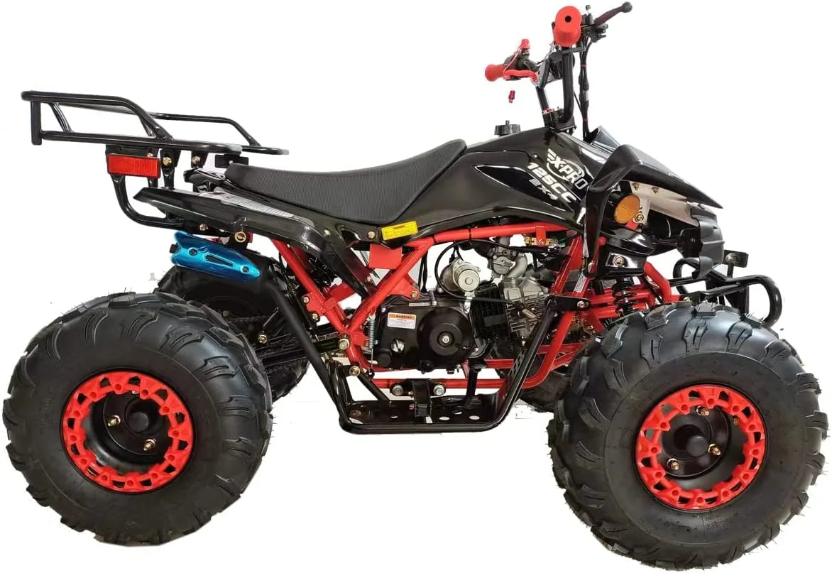 X-Pro Brand New Blast 125cc ATV with Automatic Transmission Reverse LED Headlights Big 19"/18" Tires