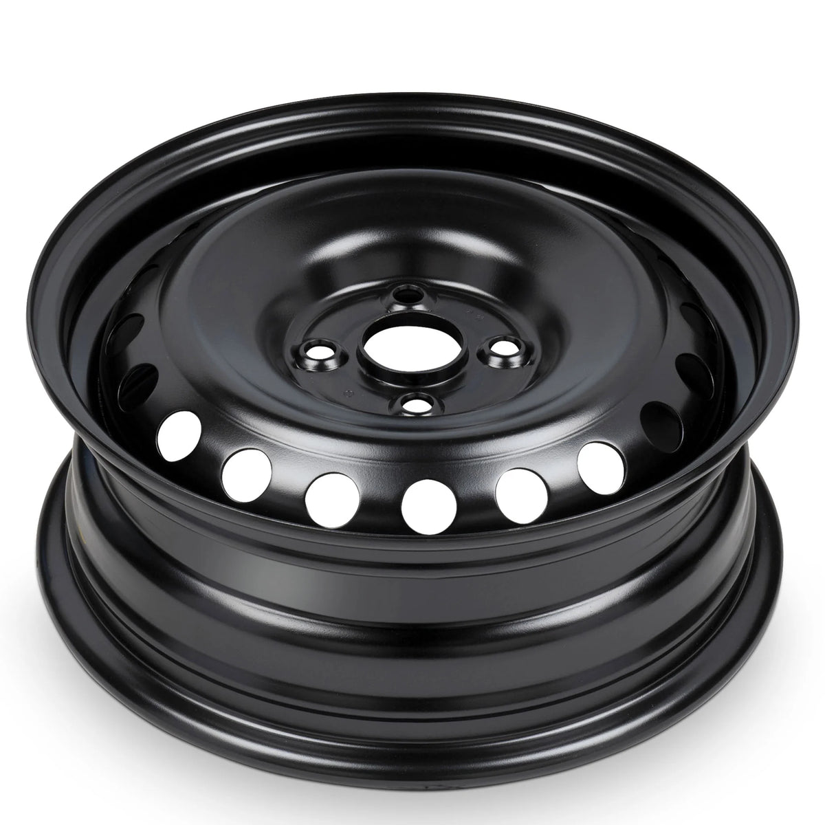For 2018-2023 Hyundai Accent 15 Inch Painted Black Rim - OE Direct Replacement - Road Ready Car Wheel