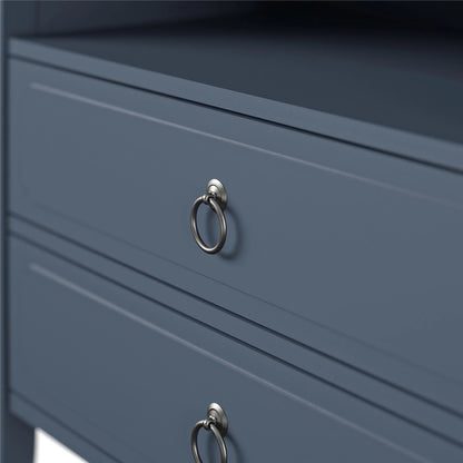 Her Majesty 2 Drawer Nightstand, Mustard Yellow
