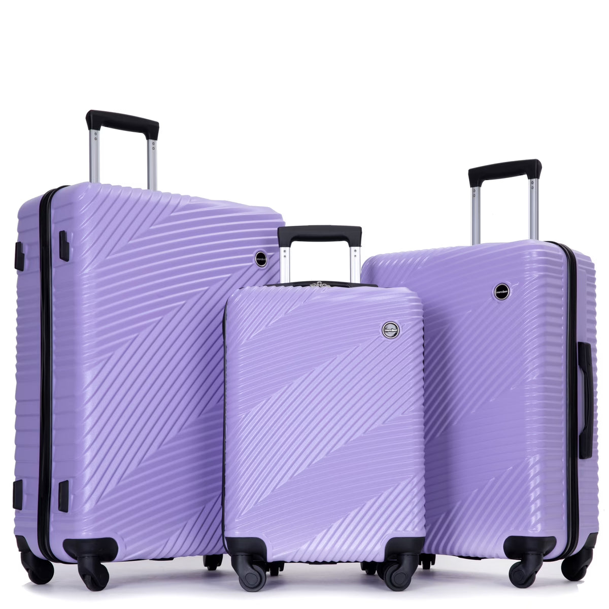 Tripcomp Luggage 3 Piece Set,Suitcase with Spinner Wheels Hardside Lightweight Luggage 20in24in28in.(Blue)
