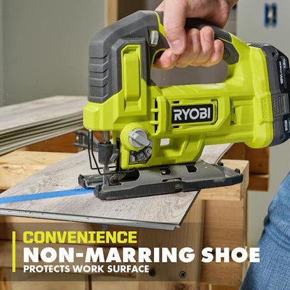 ONE+ 18V Cordless 2-Tool Combo Kit with 5 1/2 in. Circular Saw and Jig Saw (Tools Only)