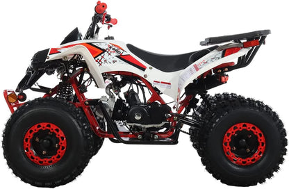 X-Pro Brand New 125cc Gas ATV, Automatic Transmission w/Reverse Electric Start Big 19"/18" Tires