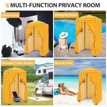 EAGLE PEAK Flex Ultra Compact 4 ft x 4 ft Pop-up Changing Room Canopy, Portable Privacy Cabana