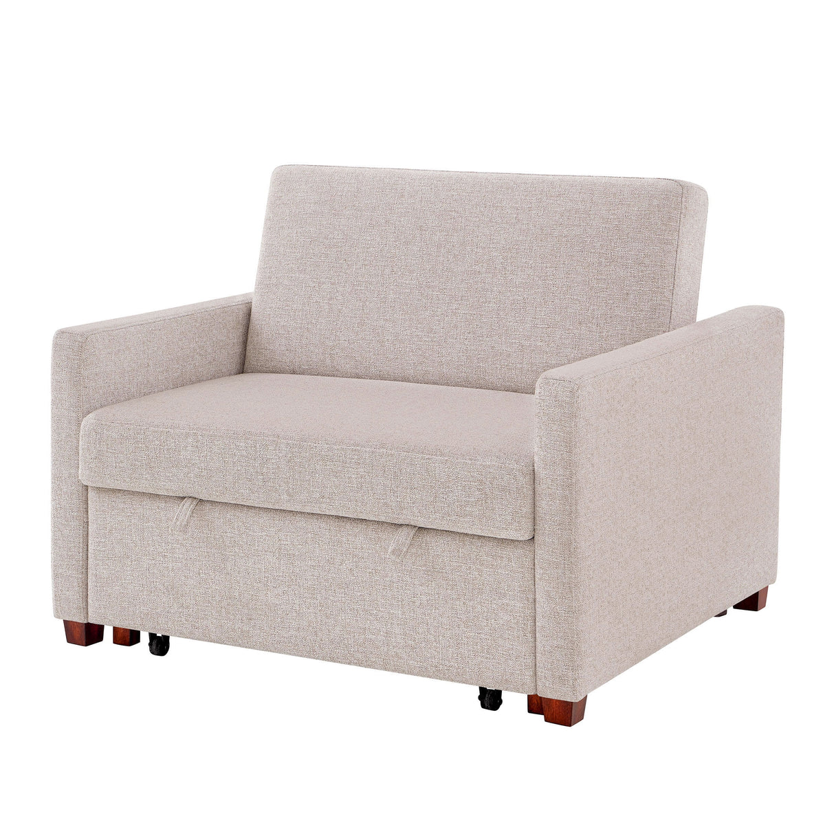 Better Homes & Gardens Nolan Pull Out Sleeper Accent Chair, Wheat