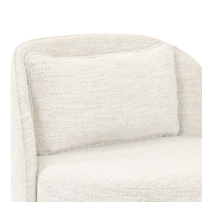 Better Homes & Gardens Juliet Modern Arch Swivel Accent Chair, Cream Boucle