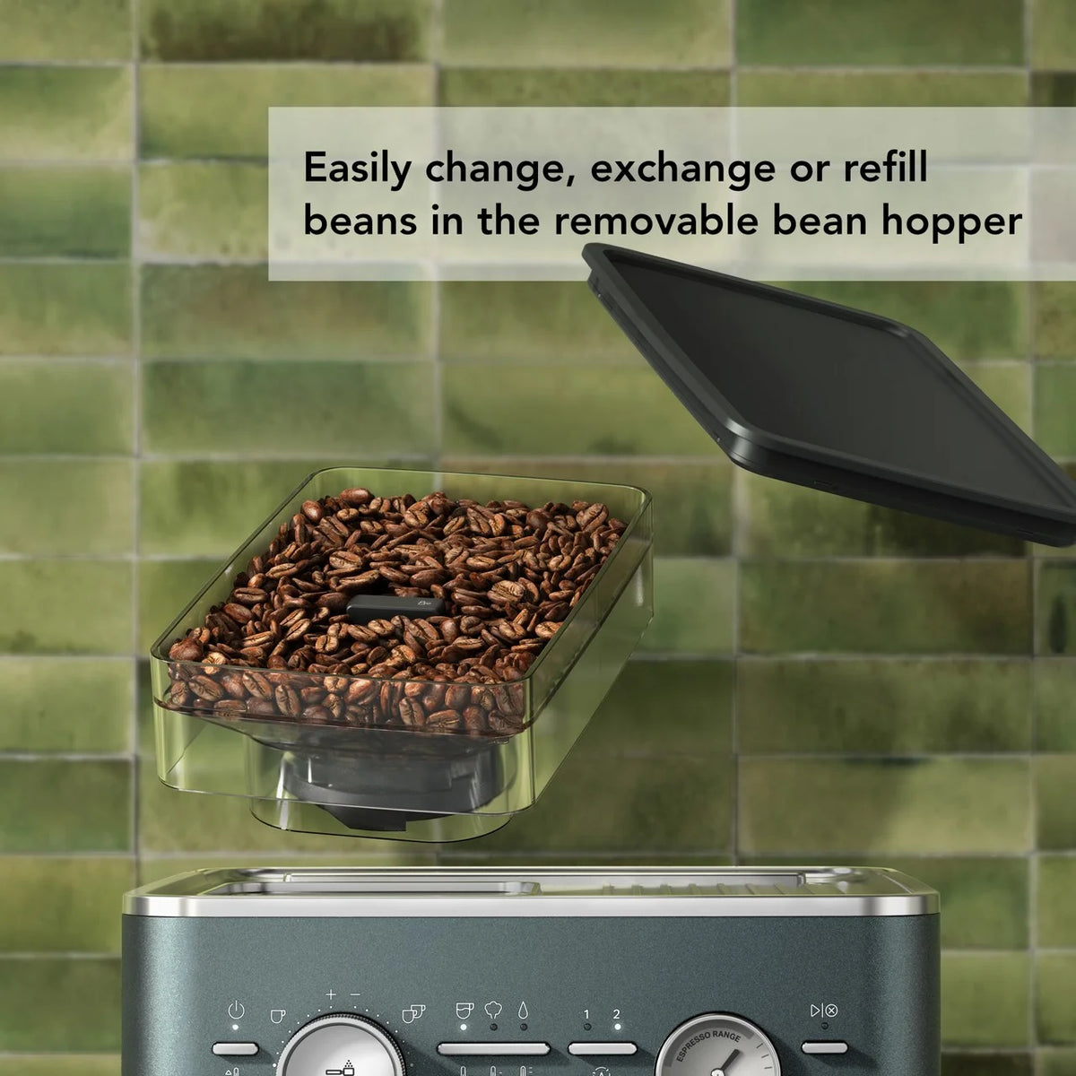 KitchenAid Semi Automatic Espresso Machine with Burr Grinder, KES6551