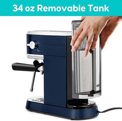 CASABREWS CM5418 20-Bar Espresso Machine and Coffee Maker, Silver