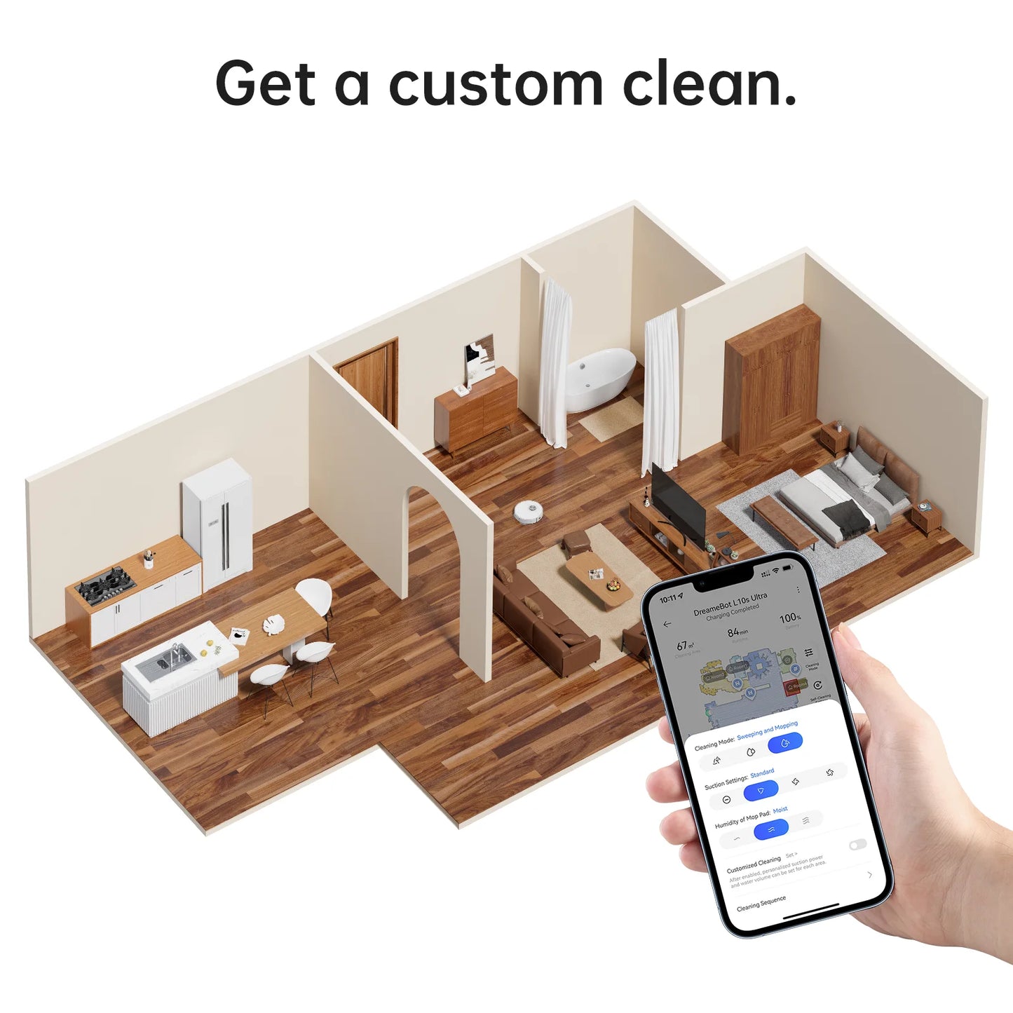 Dreame 3-in-1 E20 Plus Robot Vacuum and Mop with Smart Technology