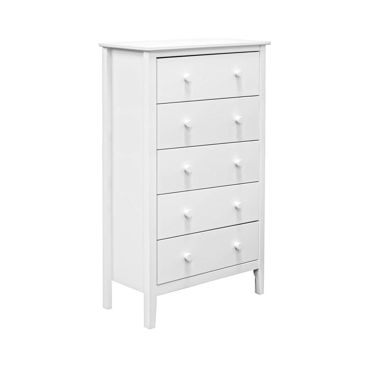 Adeptus Solid Wood Easy Pieces 4 Drawer Chest of Drawers - White