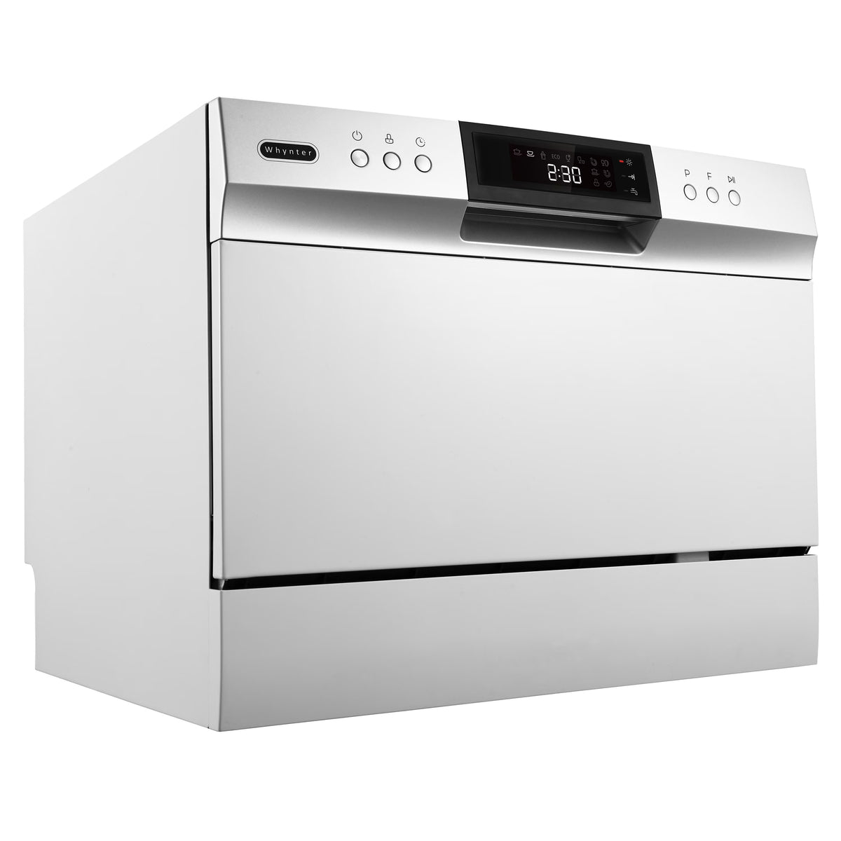 Whynter Countertop Portable Dishwasher, 6 Place Setting, White, LED, Energy Star, White