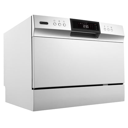 Whynter Countertop Portable Dishwasher, 6 Place Setting, White, LED, Energy Star, White