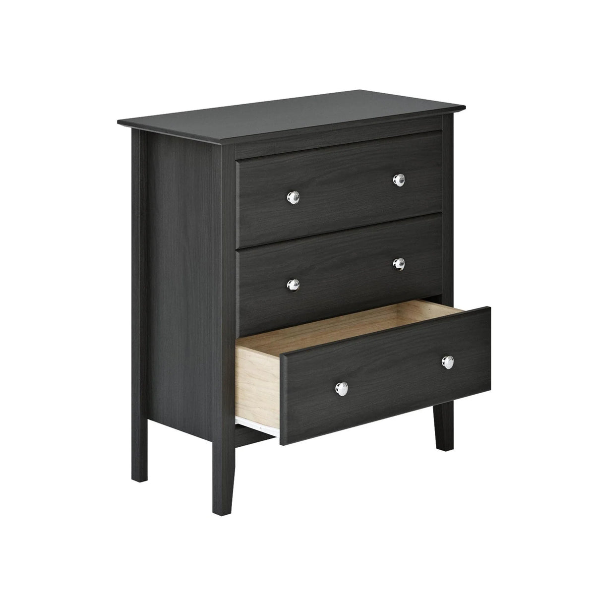Adeptus Solid Wood Easy Pieces 4 Drawer Chest of Drawers - White