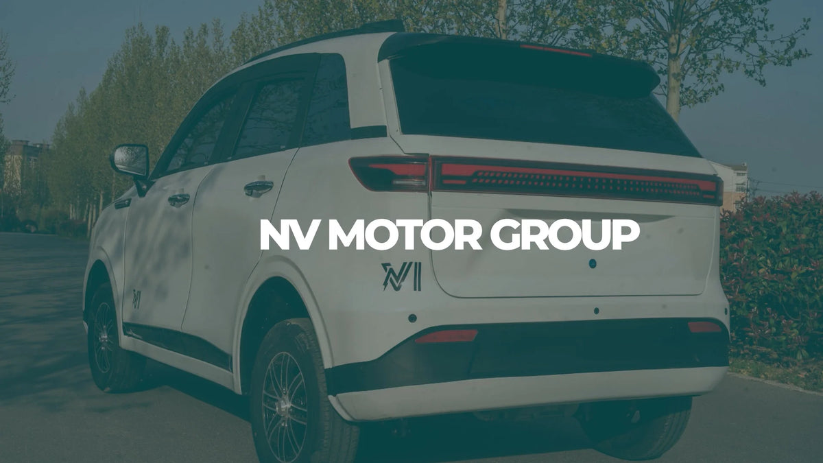 NV Motor Group NVII Mini Electric LSV 4-Passenger Low-Speed Vehicle, 25 MPH Top Speed, 90-Mile Range, 3000W/4000W Dual Motors Powered Ride-On