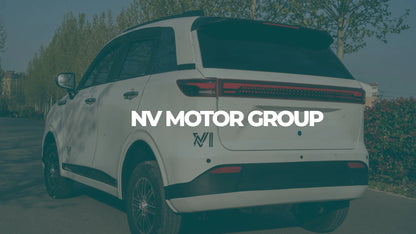 NV Motor Group NVII Mini Electric LSV 4-Passenger Low-Speed Vehicle, 25 MPH Top Speed, 90-Mile Range, 3000W/4000W Dual Motors Powered Ride-On