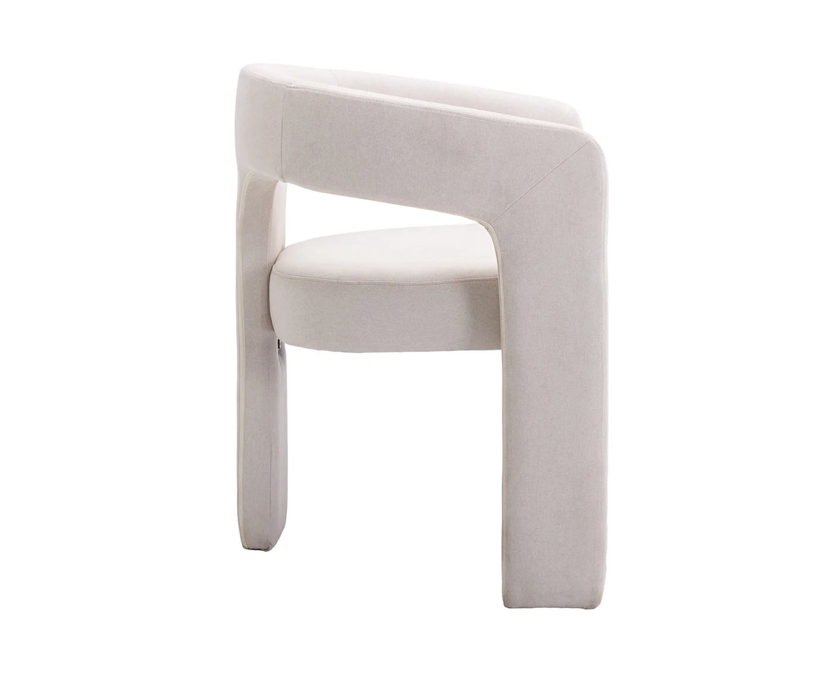 Guyou Modern Sherpa Upholstered Dining Chair, Cute Barrel Side Armchair Kitchen Chair with Armrests and Back for Living Room Dining Room Bedroom, Green