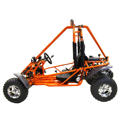 Massimo GKA 200 169cc EFI Adult Go Kart with 10HP Engine, 2WD Off-Road Go Cart, Dual Seats, Red