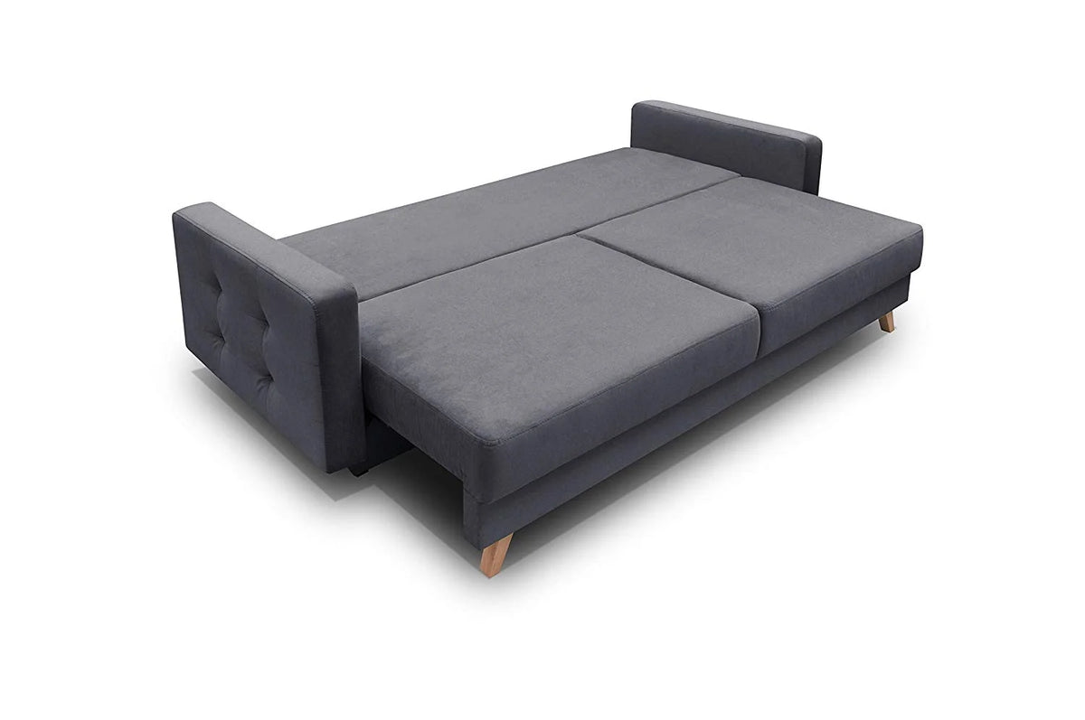Meble Furniture Vegas Queen Sofa Bed with Storage, Multiple Colors