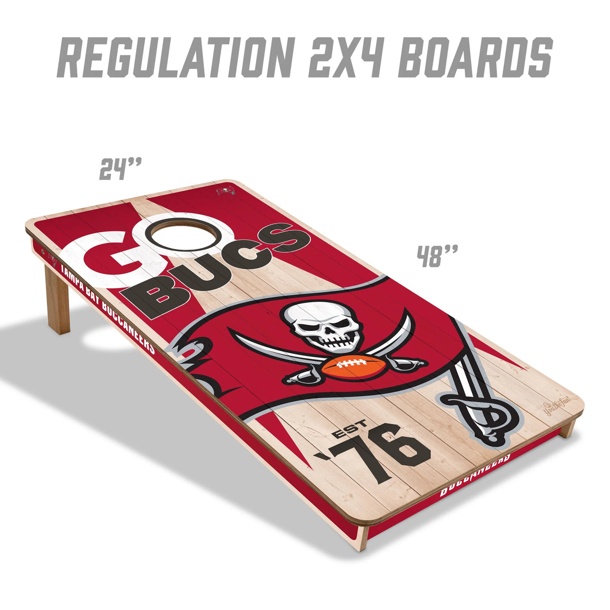 YouTheFan NFL Buffalo Bills 2' x 4' Cornhole Game