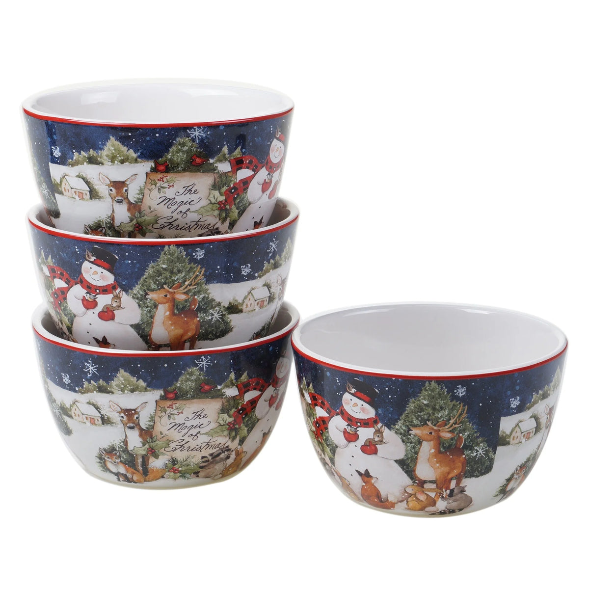 Certified International  Magic Of Christmas Snowman 16-piece Dinnerware Set, Service for 4