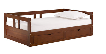 Melody Twin to King Extendable Day Bed with Storage White