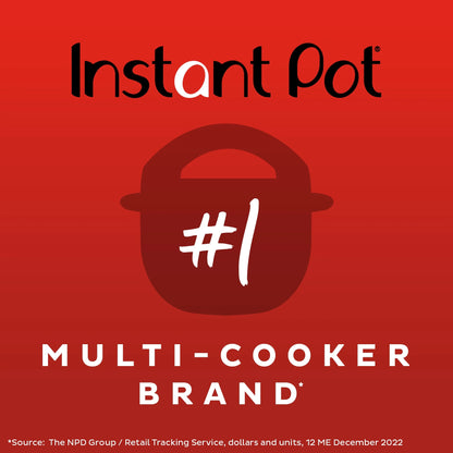 Instant Pot 6Qt RIO Chef Series 7-in-1 Multi-Cooker, Pressure Cooker, Slow Cook, & More, Black