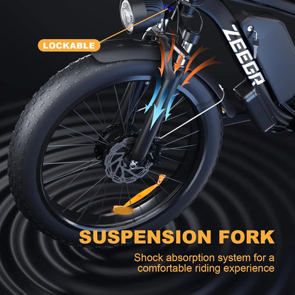 2000W Electric Bike for Adults 48V 22.4AH Ebikes 35MPH Mountain Ebike  26" Fat Tire