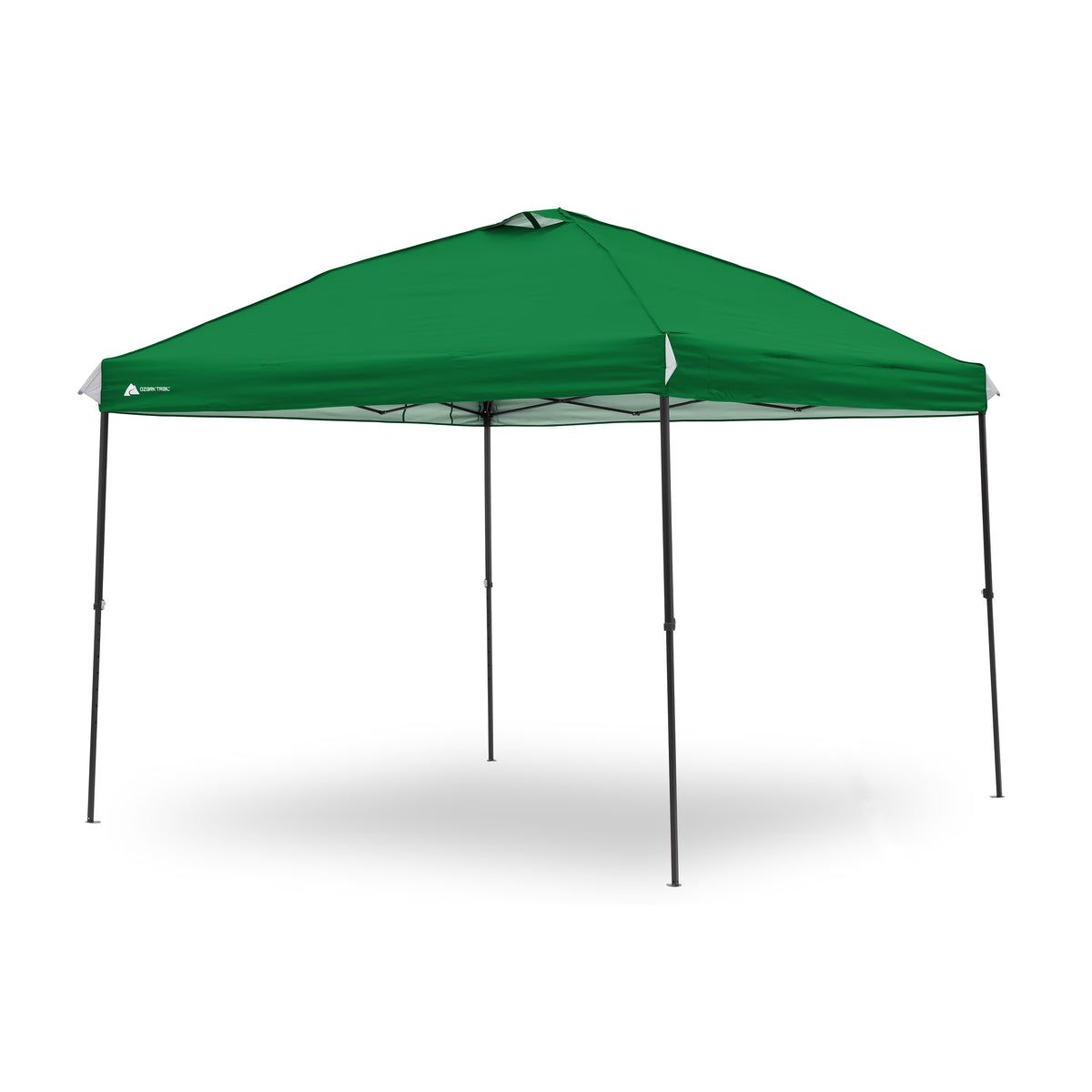 Ozark Trail 10x10 Instant Pop Up Canopy Tent with Simple Push Setup �?Straight Leg Pop-Up Tent for Tailgating, Camping & Events, White