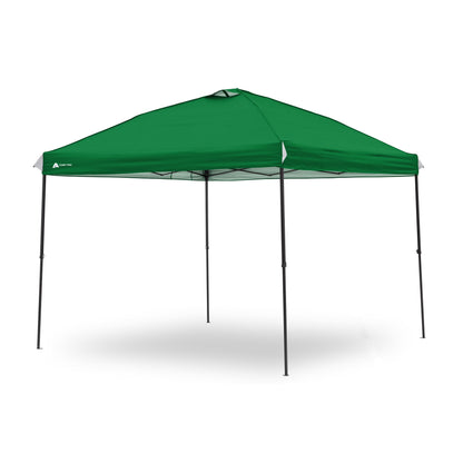 Ozark Trail 10x10 Instant Pop Up Canopy Tent with Simple Push Setup �?Straight Leg Pop-Up Tent for Tailgating, Camping & Events, White