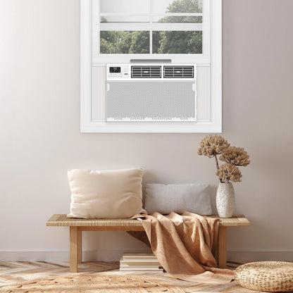 TCL 10,000 BTU Smart Window Air Conditioner, Fan & Dehumidifier, 450 Sq. Ft., Remote Control, Works with Alexa/Google Assistant, Black, W10W92-B4