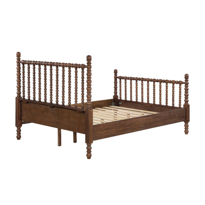Pioneer Woman Harper Queen-Size Spindle Bed, Homestead Brown