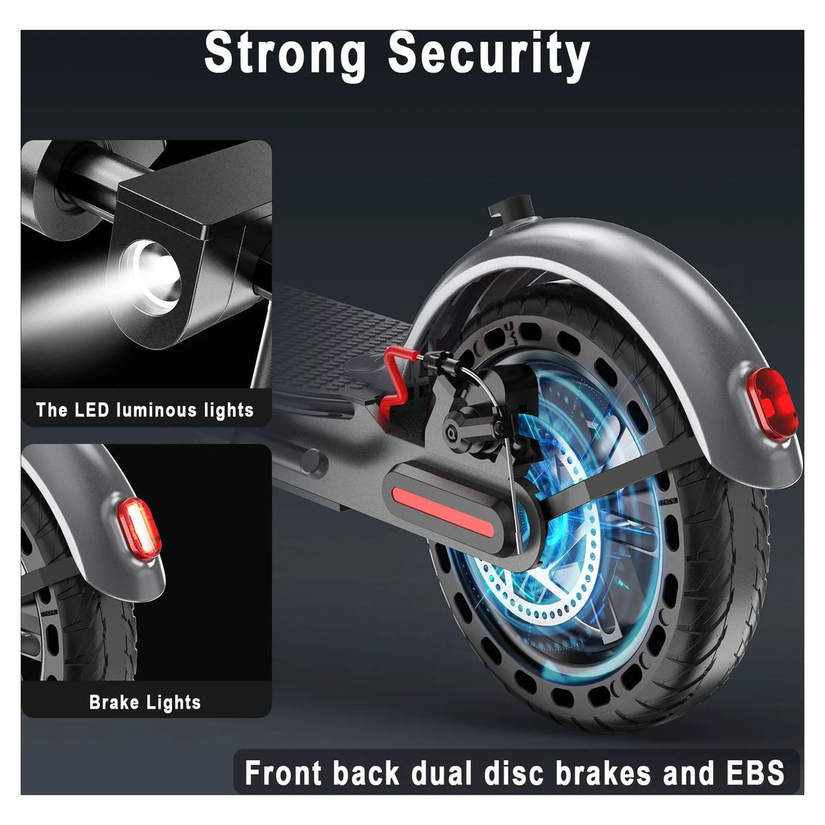AOVOPRO ES80 350W 8.5' Foldable Electric Scooter for Adults, 21 Miles Range
