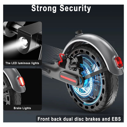 AOVOPRO ES80 350W 8.5' Foldable Electric Scooter for Adults, 21 Miles Range