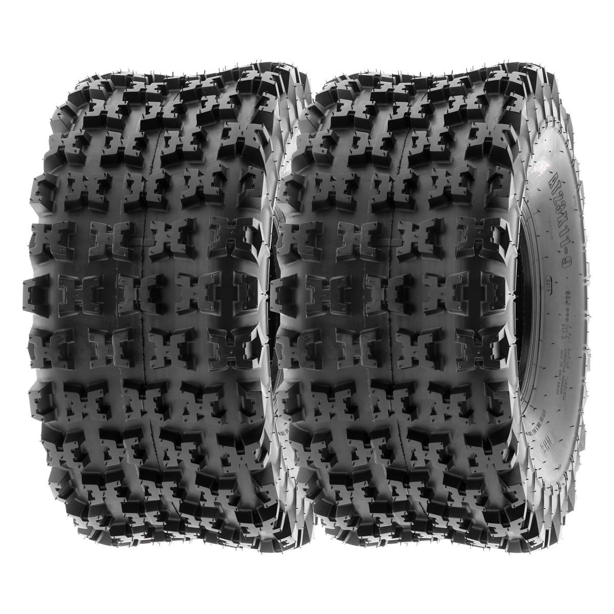SunF All Terrain ATV UTV Tires 22x10-9 6 PR A027 (Pair of 2)