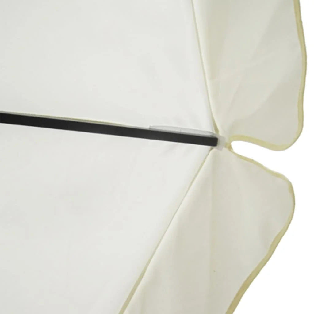 vidaXL Garden Parasol Azure Blue Polyester with PA coating Large