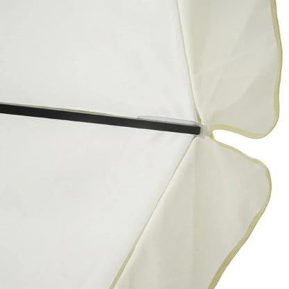 vidaXL Garden Parasol Azure Blue Polyester with PA coating Large
