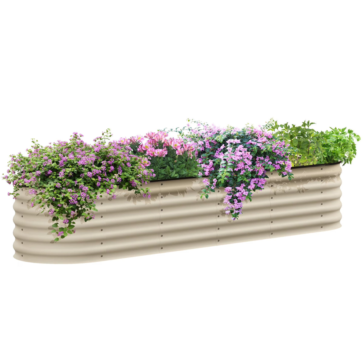 DUOSONG Outsunny Grass Wall Panels, 20" X 20" Artificial Grass Wall Decor,Greenery Backdrop Panels Wall For Outdoor, Indoor, Garden, Fence, Backyard, Fresh Green Green POLYETHYLENE Garden & Outdoor