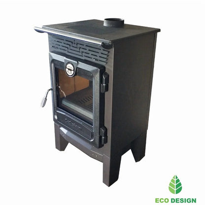 Indoor Multifunctional Wood Burning Stove with Box, Overtop Cooking Stove, Wood Burning Stove, Fire Pit, Tiny House, Fire Place, Farm House