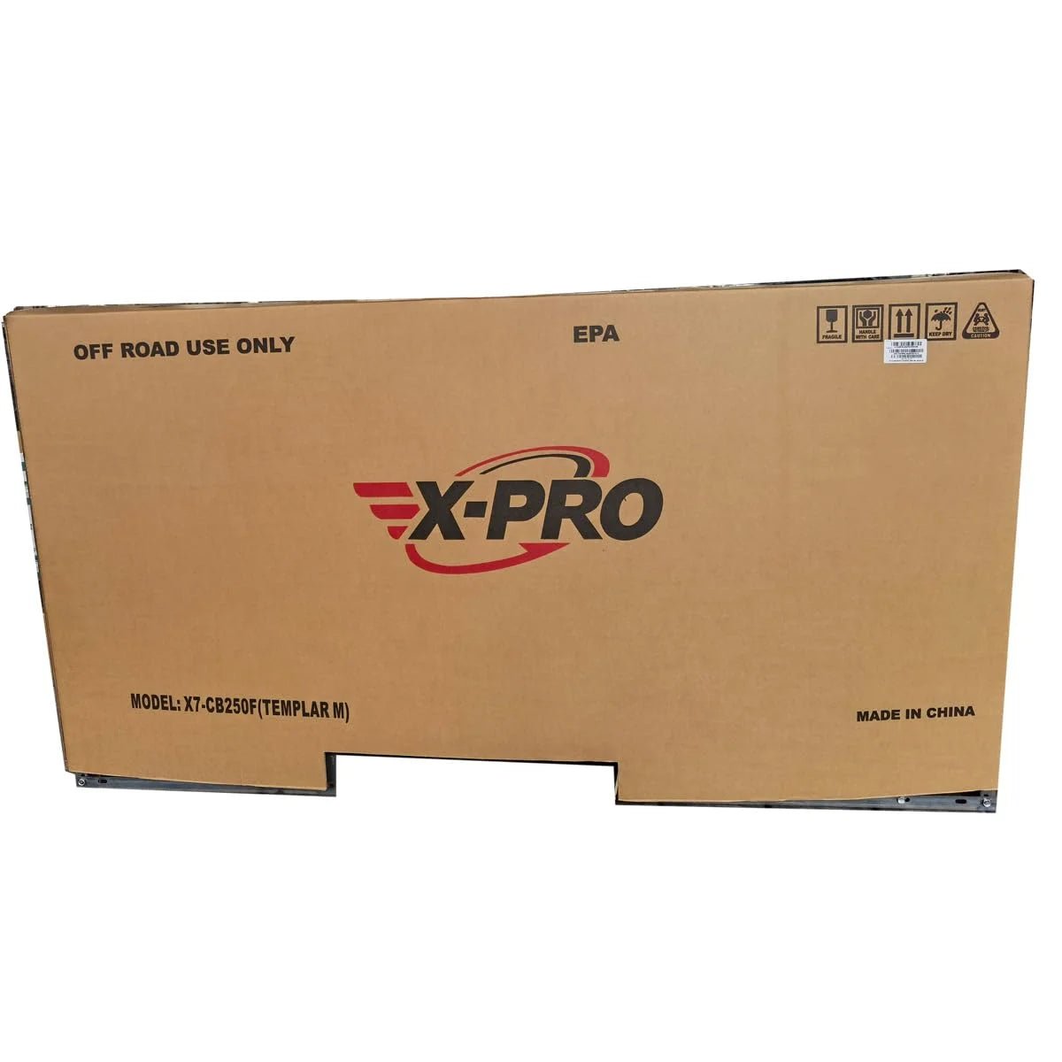 X-Pro Templar M 250cc Gas Dirt Bike with Zongshen Engine 5 Speed Pit Bikes Adult Pitbike, Big 21"/18" Wheels!