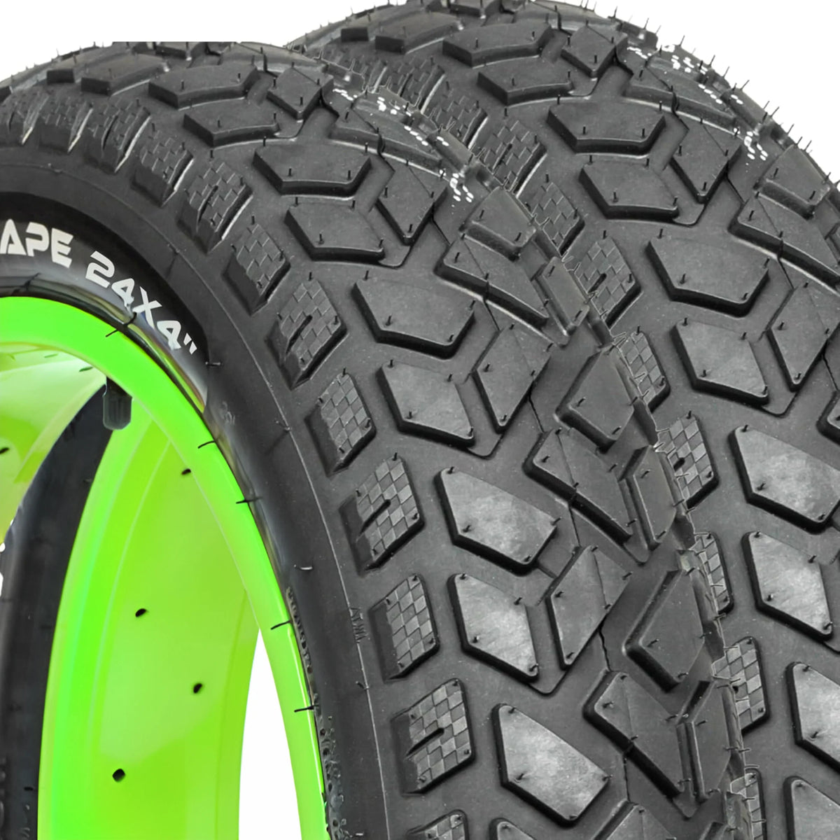 HEB ALLSCAPE Heavy Duty 20x4 Bike Tire + Tube - Includes 2 Tires for Optimal Performance