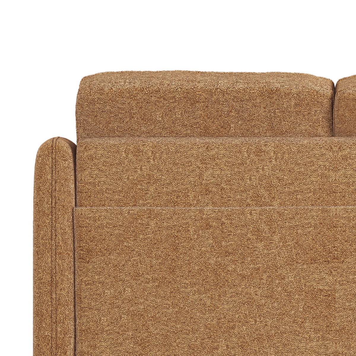 Mainstays Westley Swoop Arm Sofa, Burnt Orange
